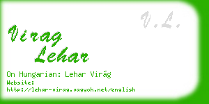 virag lehar business card